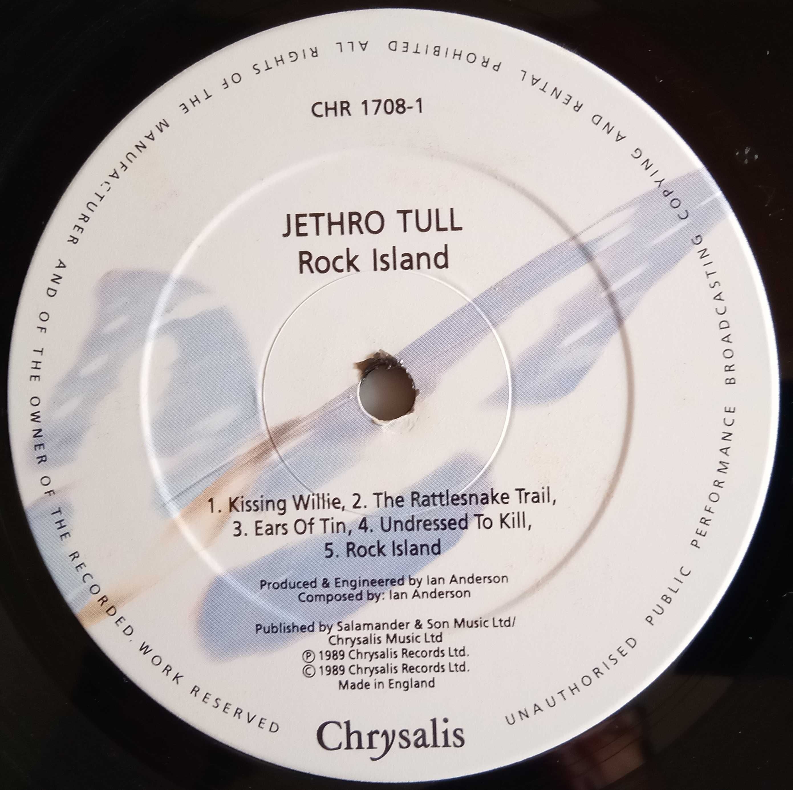 Jethro Tull - - - - - Rock Island - - - - - LP
