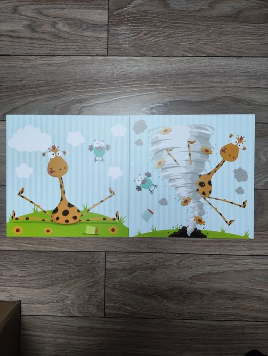 Obrazek żyrafa dla dziecka 30x30