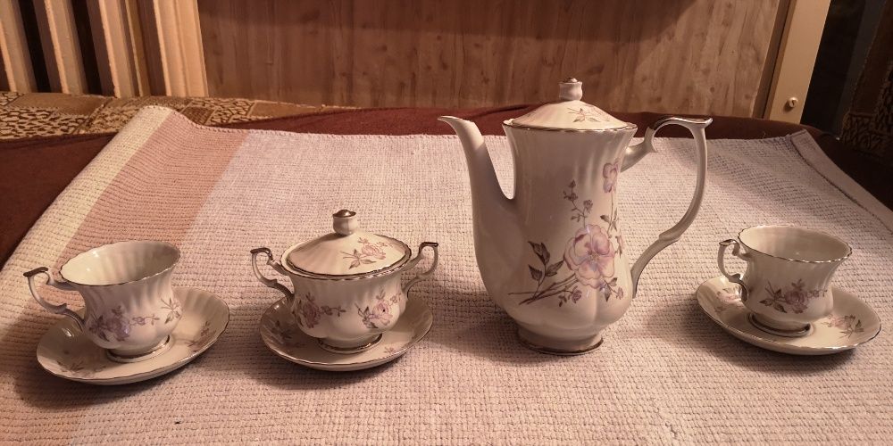 Serwis kawowy Chodzież z czasów PRL