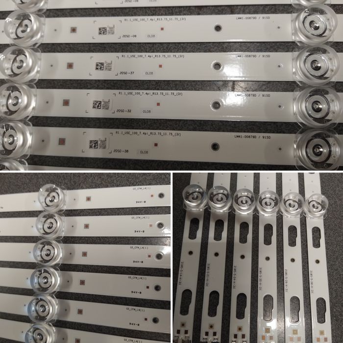 Smart TV Samsung 75 in peças UE75TU7025K  tela partida casa quarto.