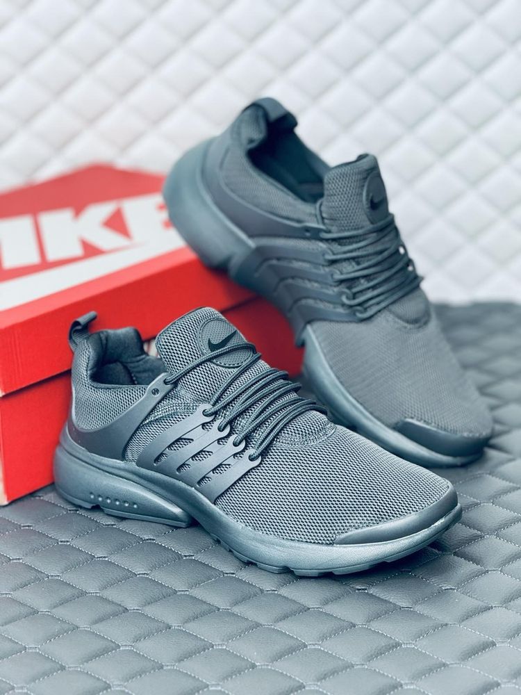 Nike Air Presto All Grey кроссовки мужские Найк Престо серые