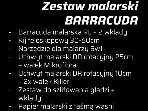 Blue Dolphin Barracuda zestaw malarski
