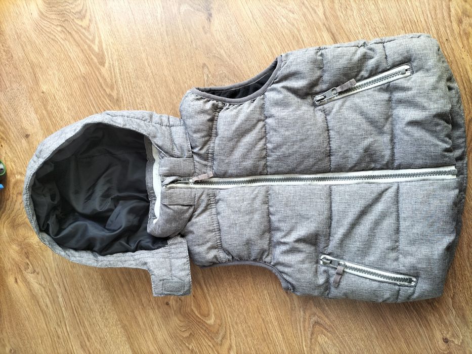 Ocieplany bezrękawnik dla chłopca