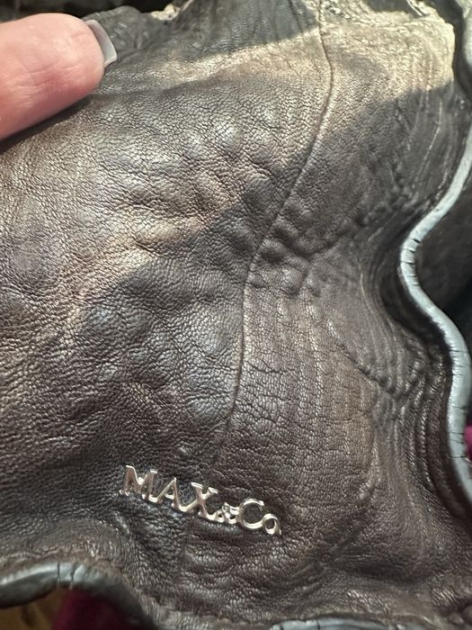 Max mara велика шкіряна сумка
