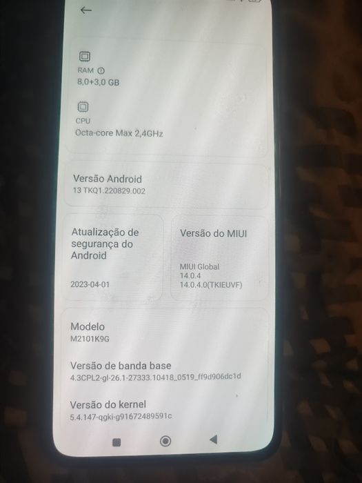 Xiaomi mi lite 11 5G - 128 gb RAM