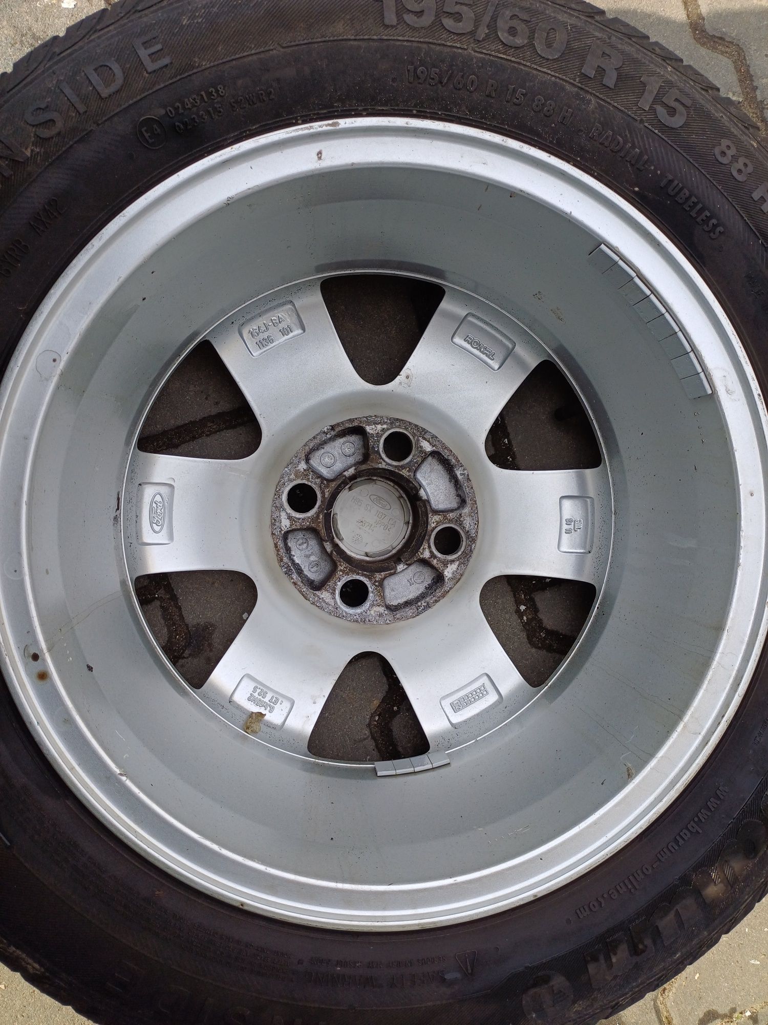 Koła Felgi Aluminiowe Ronal Ford 15" 195/60R15