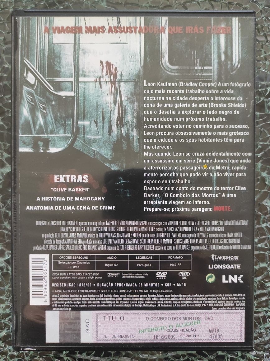 Dvd o comboio dos mortos Vinnie Jones
