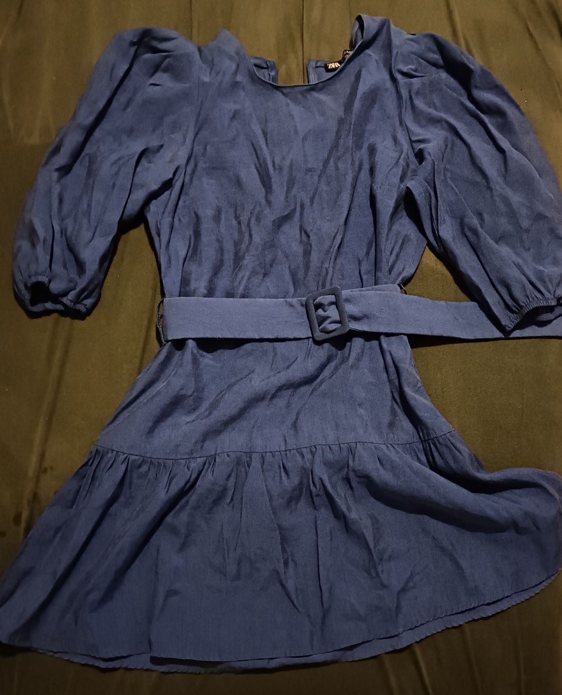 Vestido azul da Zara