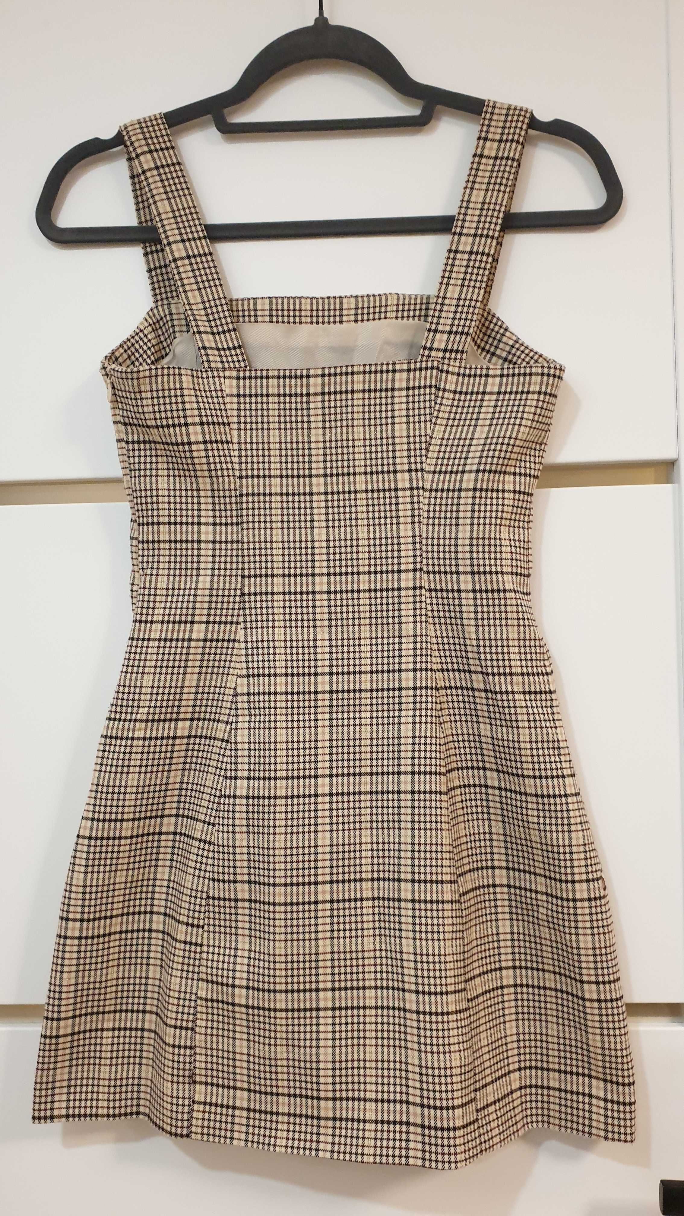 Nowa z metką sukienka mini z rozcięciem XXS Sinsay