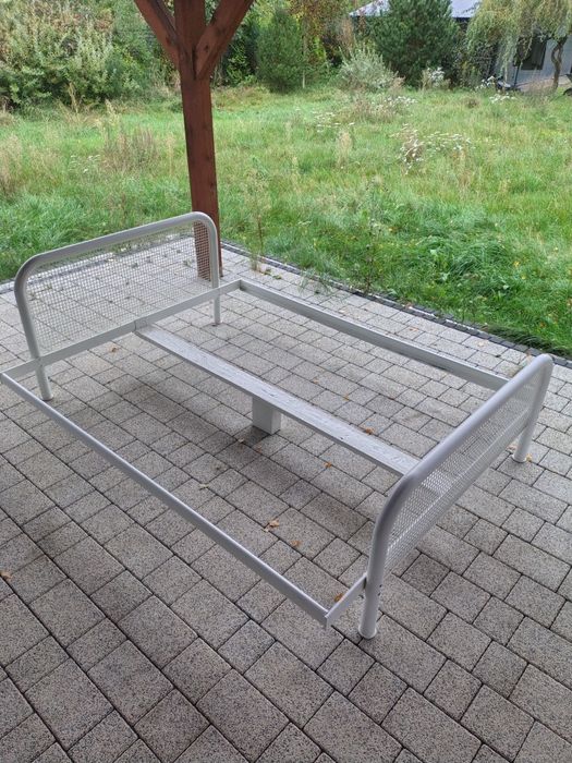 Łóżko 200x160 , rama kolor biały, metalowa