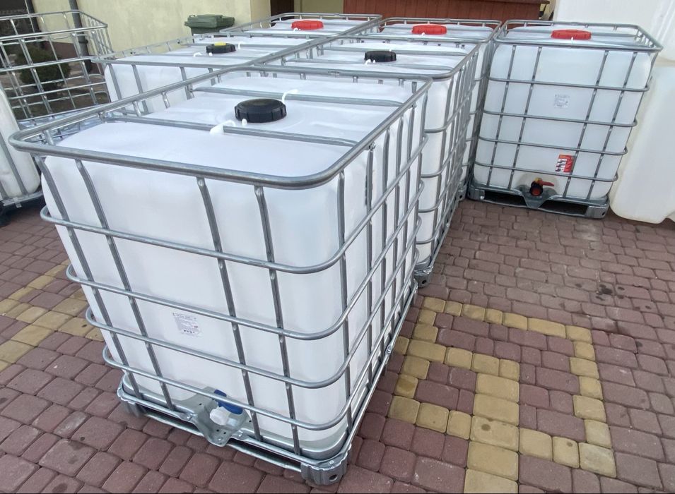 Zbiornik beczka Paletopojemnik Mauzer  1000l Nowy/ Czysty Faktura Vat