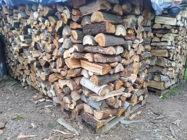 Dąb, Buk, Brzoza, Jesion, Sosna- Drewno Kominkowe, Opałowe