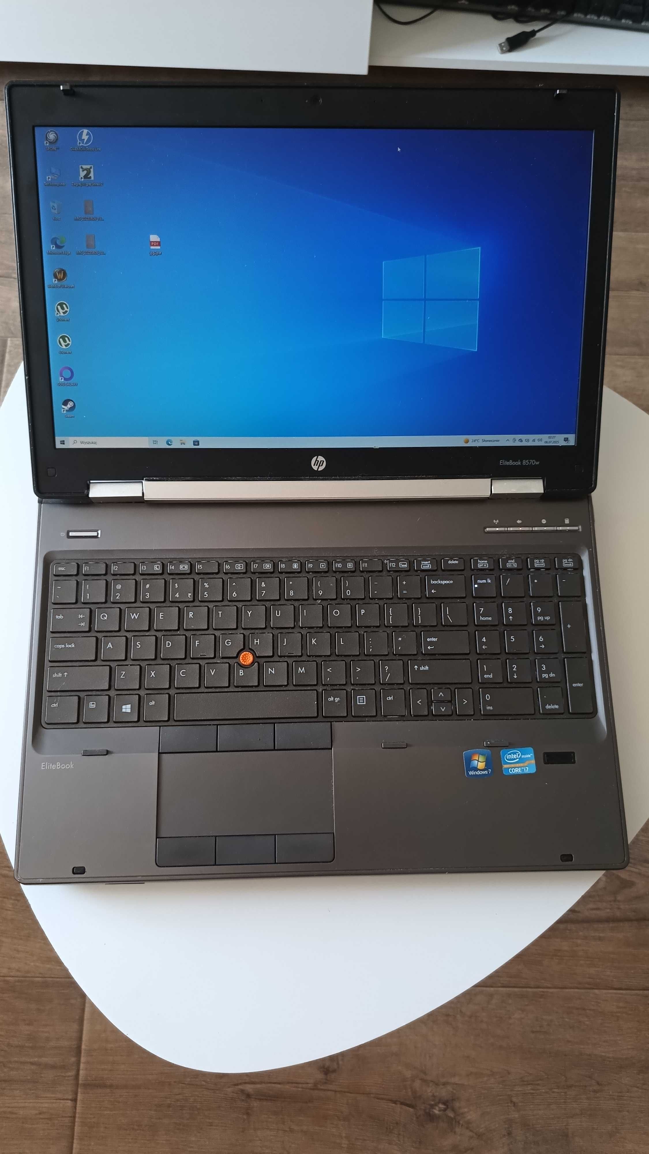 HP EliteBook 8570w Windows 10