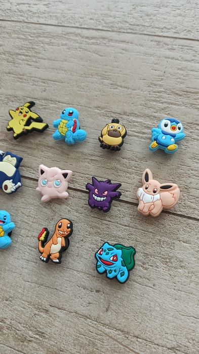 Покемон джибитсы украшения на обувь кроксы Pokemon Jibbitz Crocs