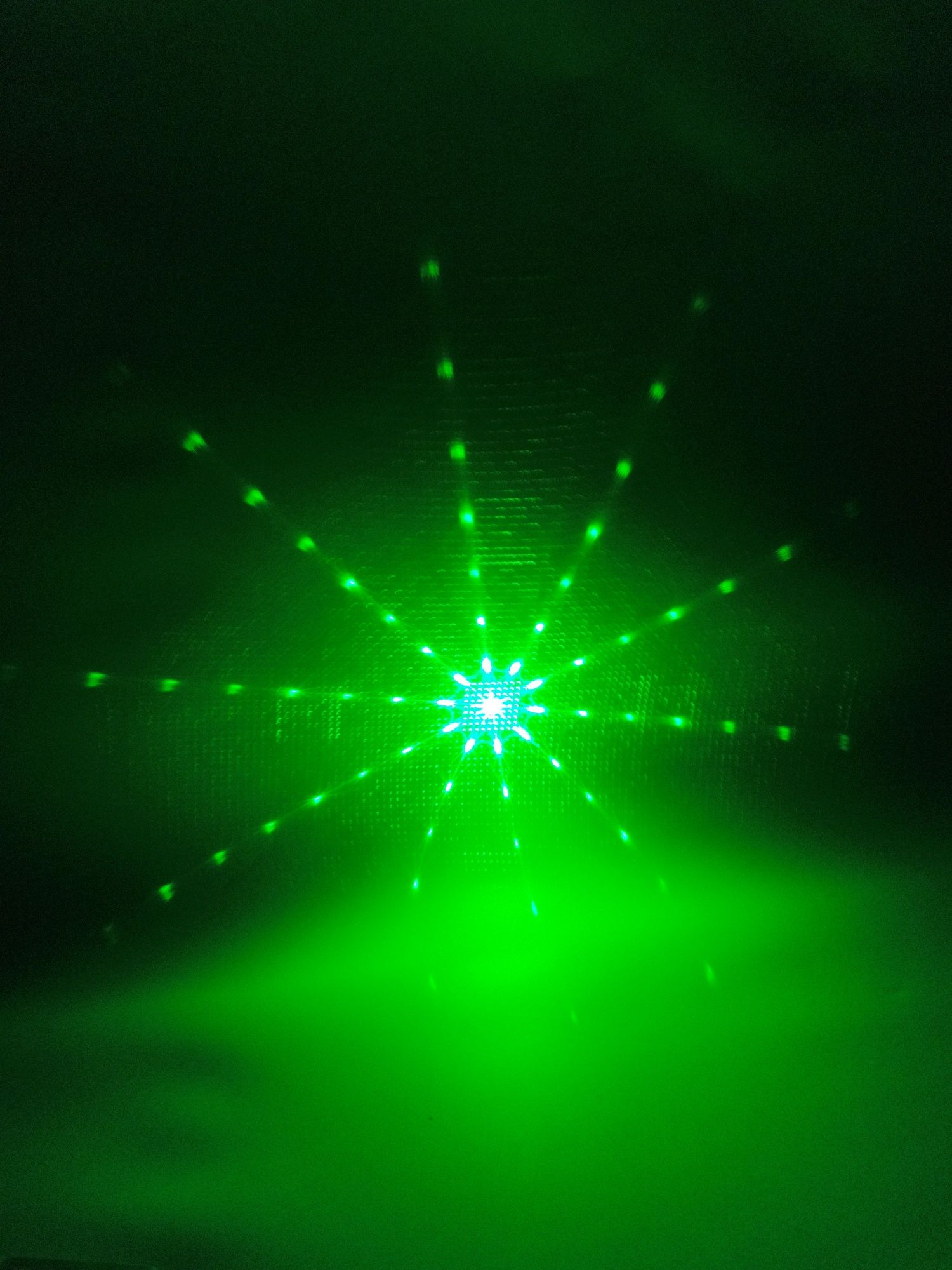 Oświetlenie sceniczne dyskotekowe RGB DMX 3 oczy