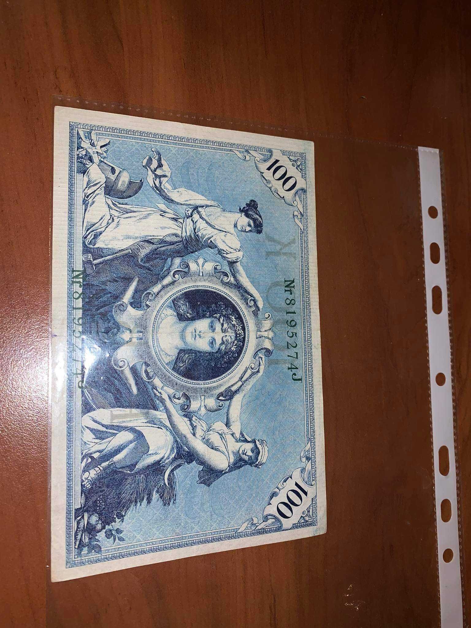 100 marek Niemieckich 1908