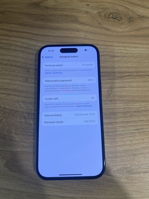 Iphone 15! 98% bateria! Fv!