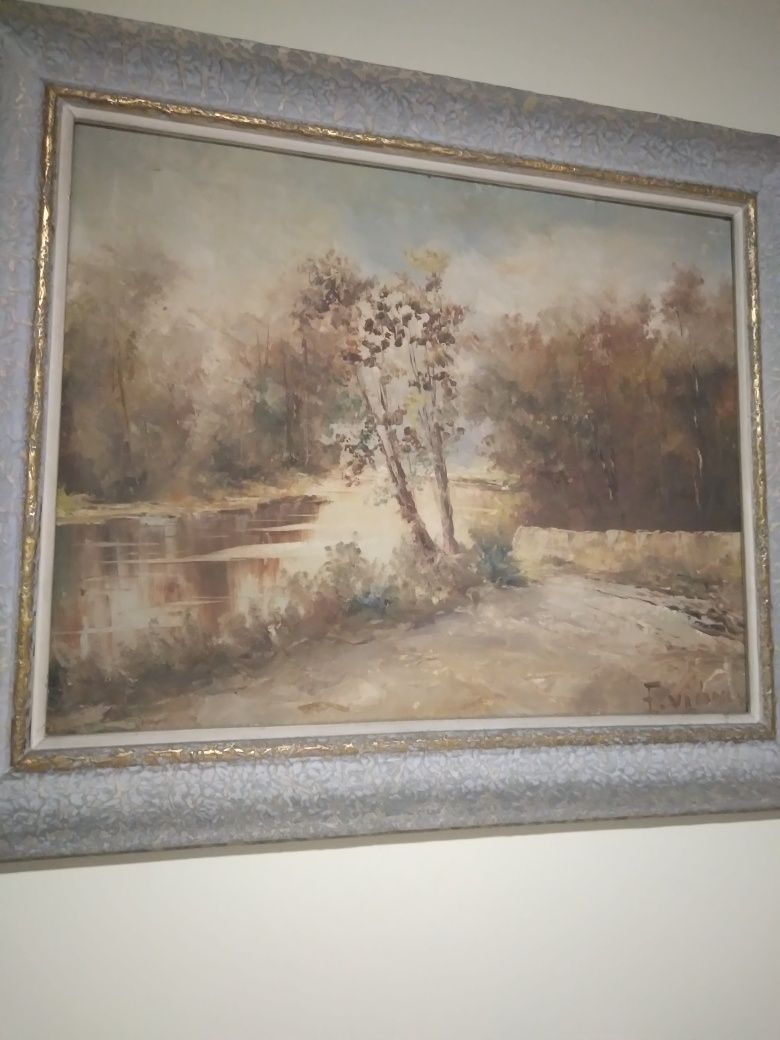 Pintura a oleo de F.Viana