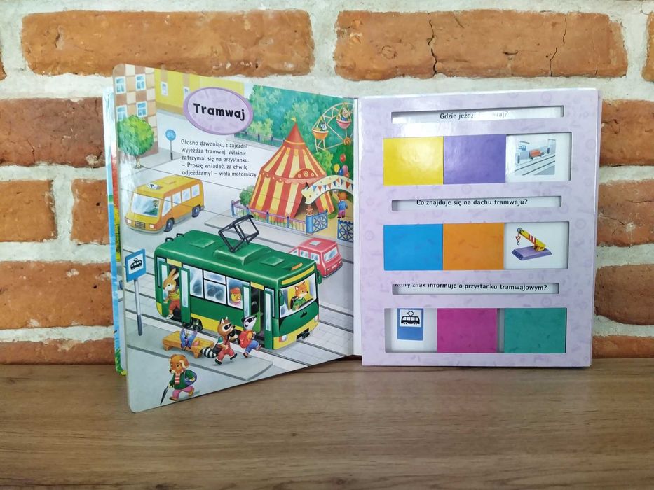 Czym podróżujemy? Książka z zagadkami
