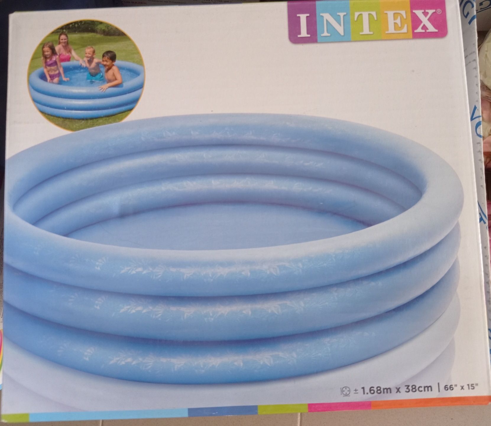 Basen dmuchany 168x38 INTEX - Nowy