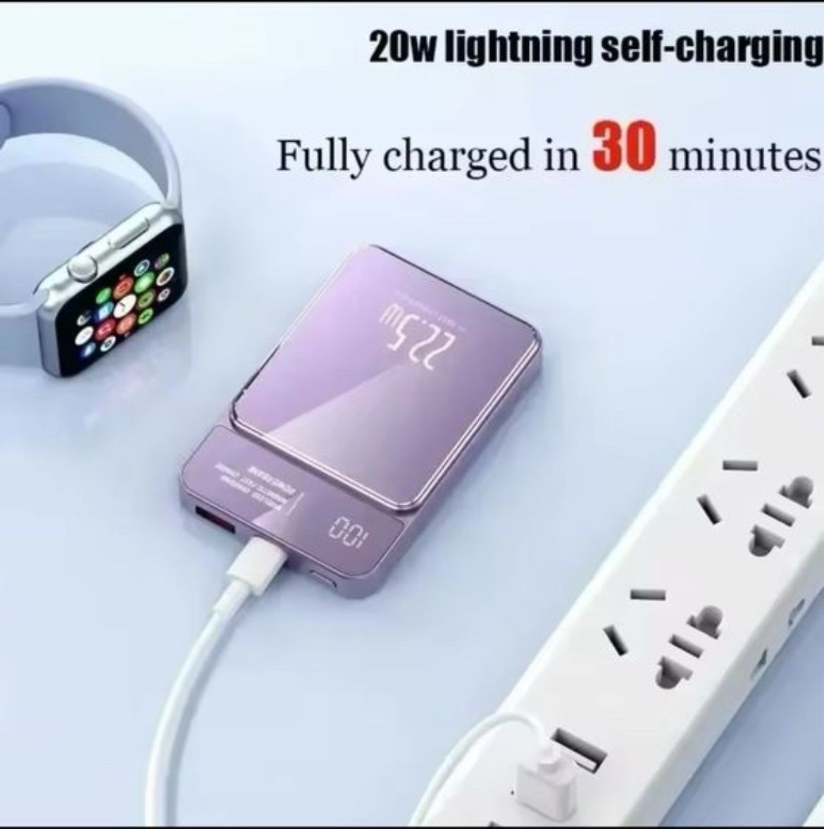 повербанк 10000 мАг  MagSafe з кабелем Powerbank