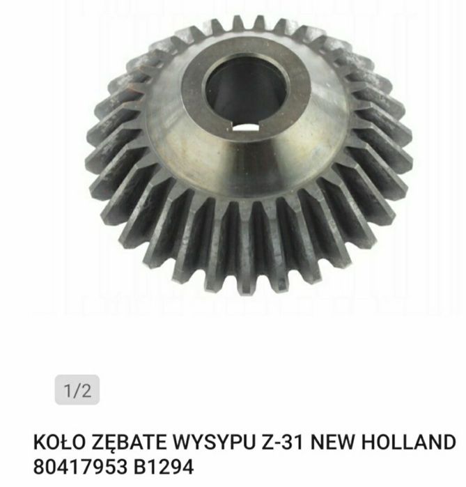 Nowe Koło zębate przekładni zbożowej Z-14 Z-31 NEW HOLLAND
