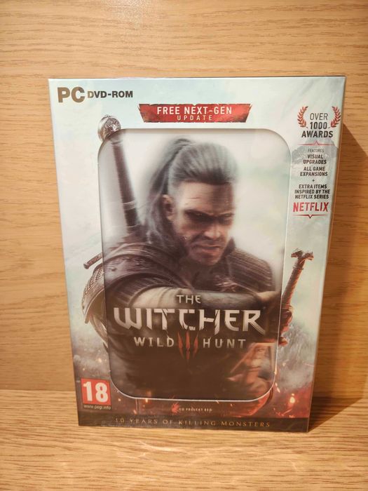Wiedźmin 3 Dziki Gon Edycja Gry Roku + Jubileuszowy Steelbook PC