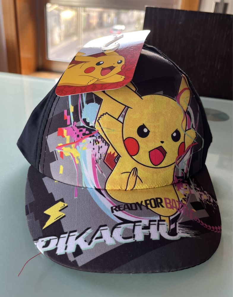 Boné Chapéu Pokémon Pikachu Novo Pikatchu