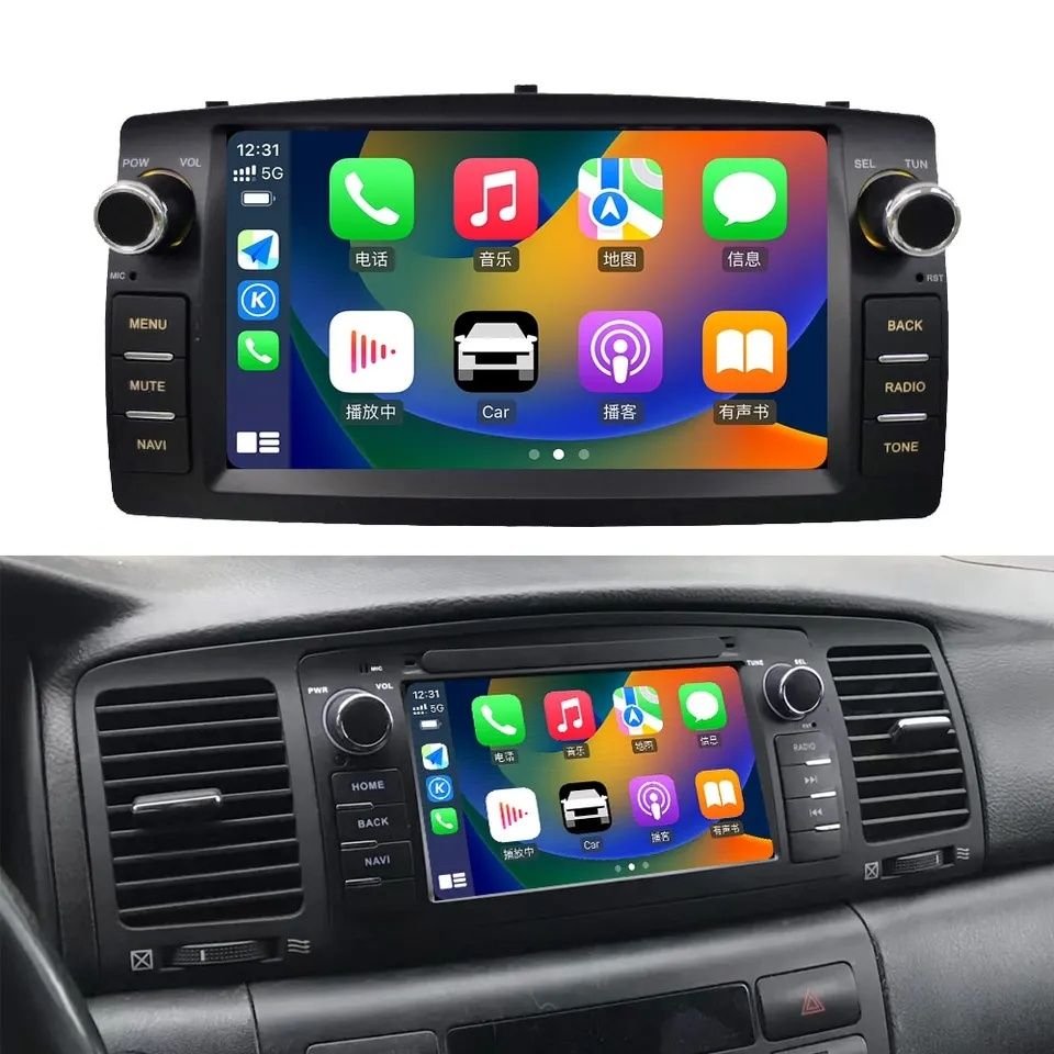 Radio nawigacja TOYOTA COROLLA E120  2000 ÷ 2006 Android Carplay