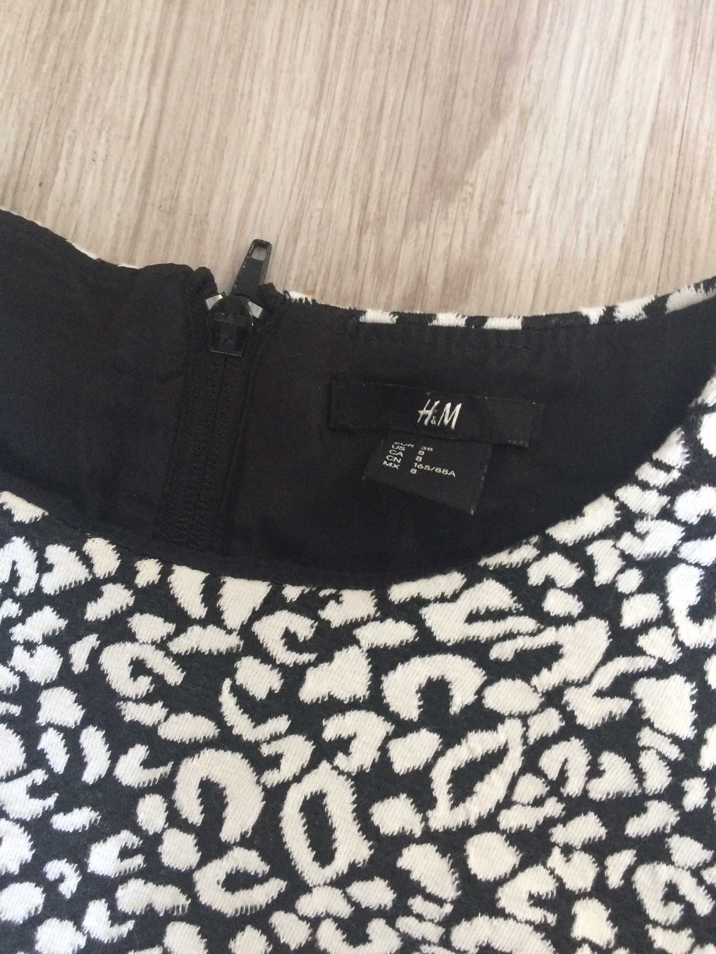Sukienka H&M w panterkę rozmiar 38