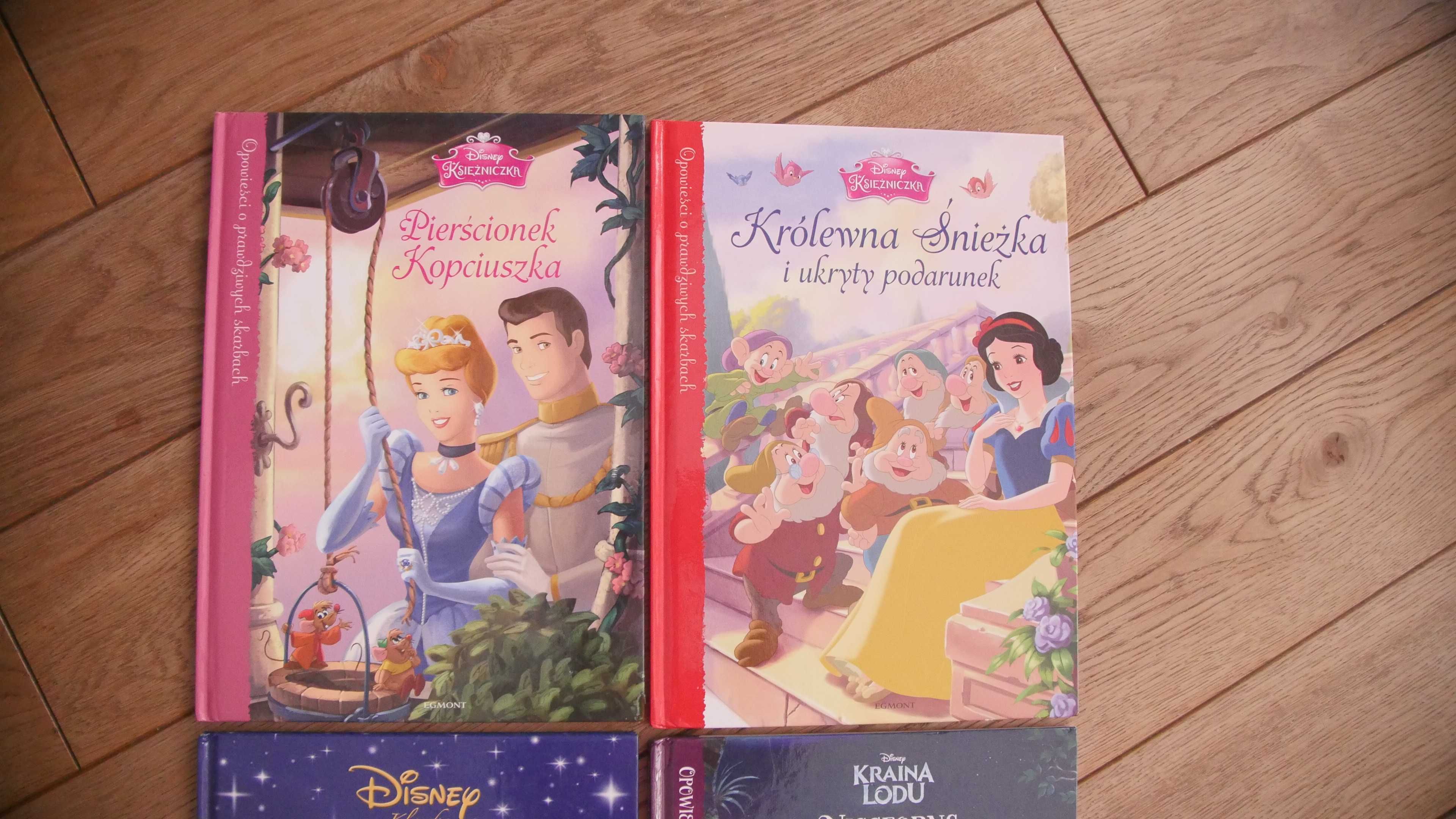 Książki dla Małych i Dużych Kraina Lodu Królewna Śnieżka Disney 8 szt.