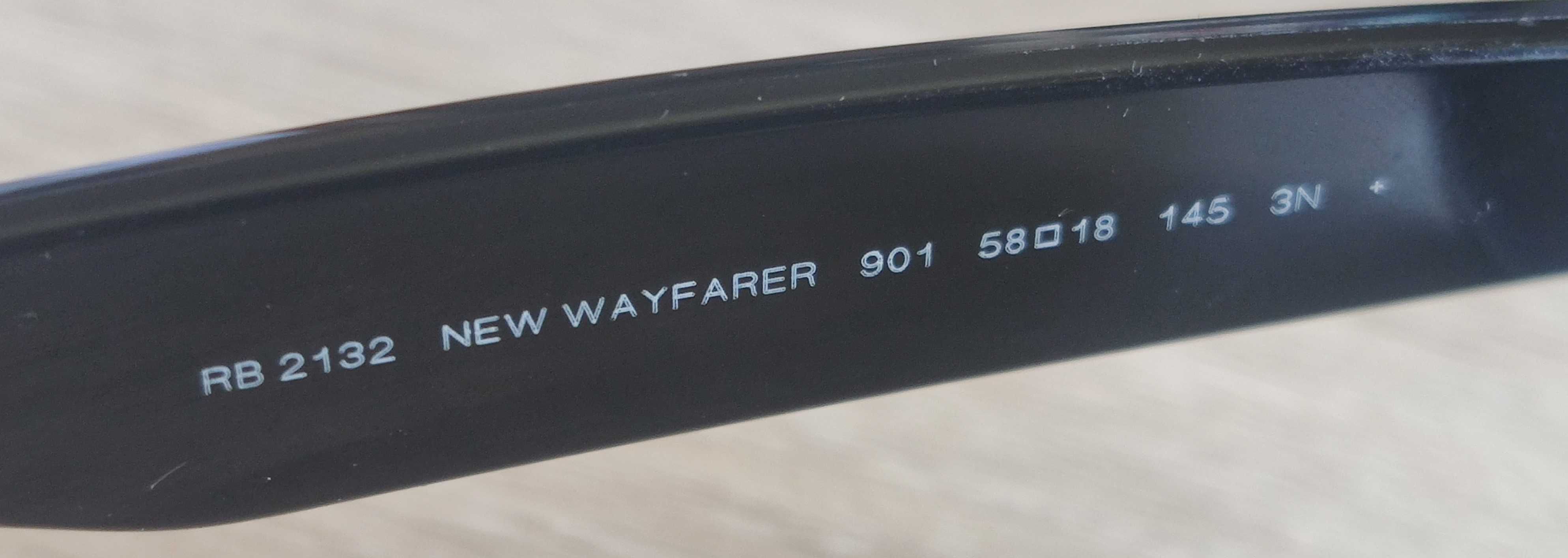 Ray-Ban szkła do okularów przeciwsłonecznych nowe RB2132 Wayfarer 901
