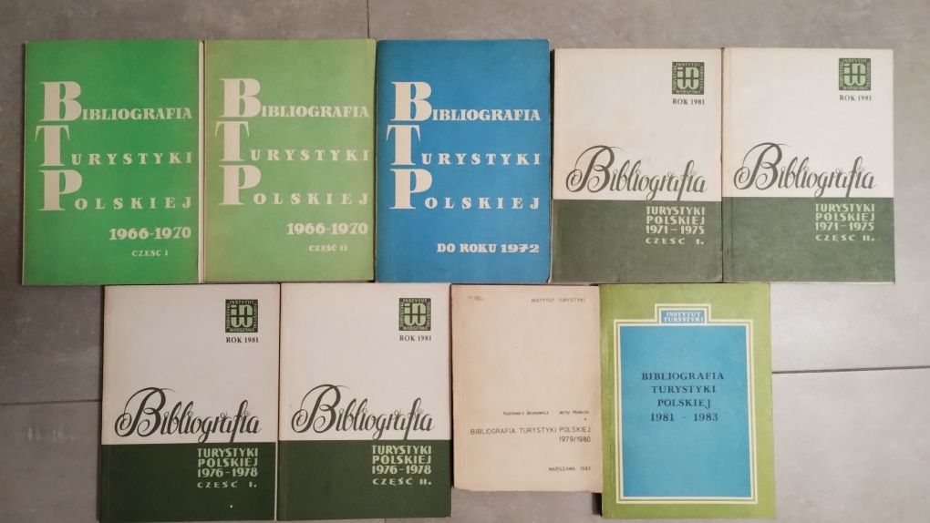 9x Bibliografia turystyki polskiej 1966