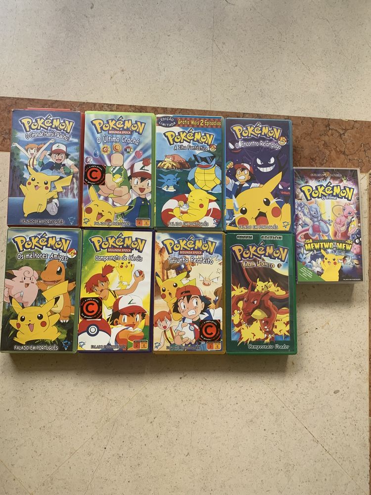 Cassetes Pokémon VHS