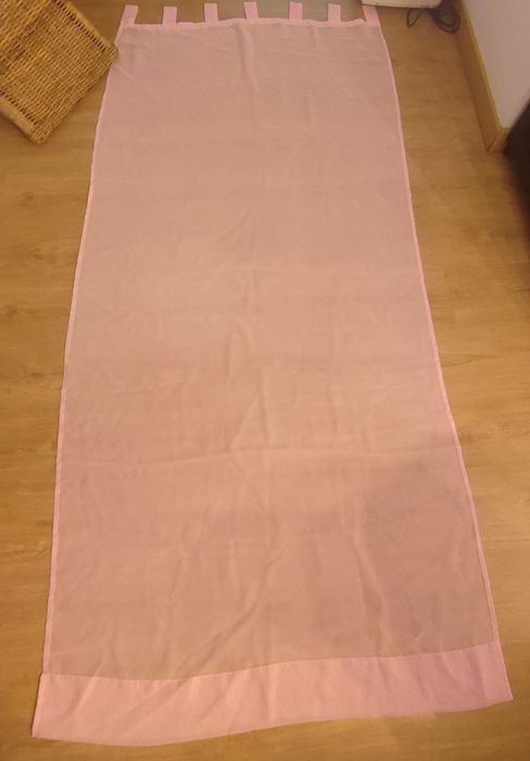 Cortinado Rosa com barra!