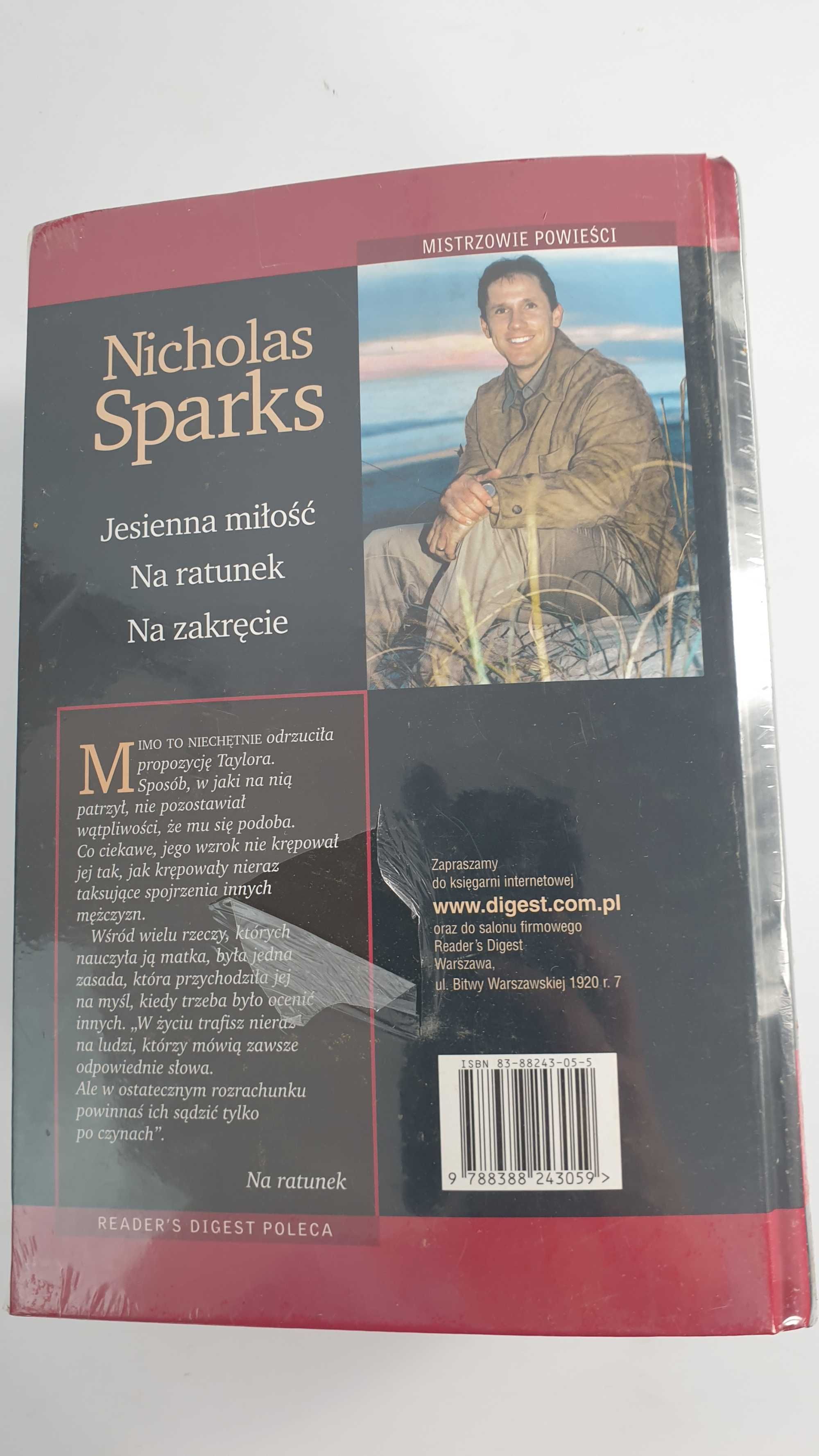 Jesienna miłość. Na ratunek. Na zakręcie Nicholas Sparks