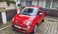 Czerwony Fiat 500 Gdynia