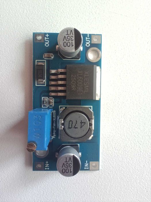 Імпульсний підвищувальний DC-DC перетворювач на xl6009 Arduino