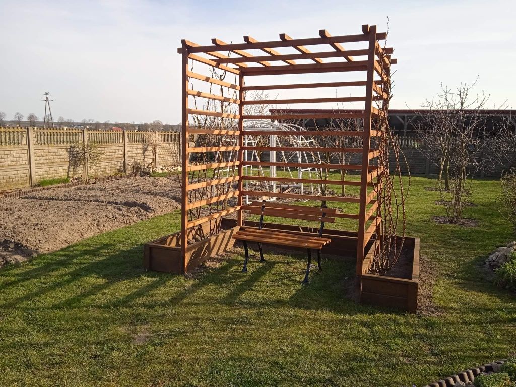 Pergola Trejaże Drewniane do Ogrodu