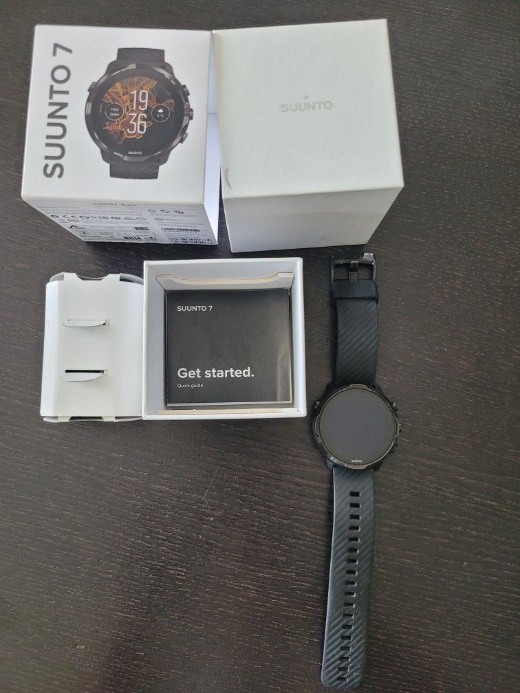 Suunto 7 black smartwatch, gps, NFC, nie garmin, samsung,