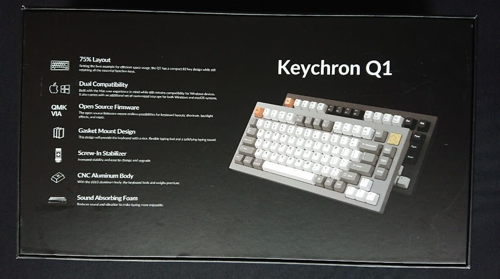 Klawiatura mechaniczna Keychron Q1 QMK/VIA Nordic