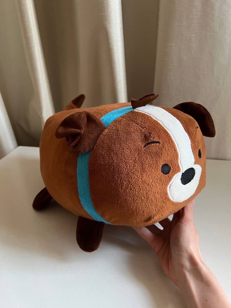 Плюшевий пес іграшка-подушка Bun Bun