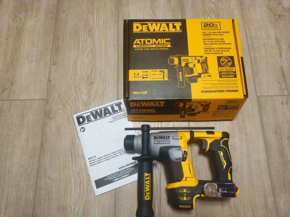 Перфоратор аккумуляторный SDS PLUS DeWALT DCH172  Atomic в кейсі