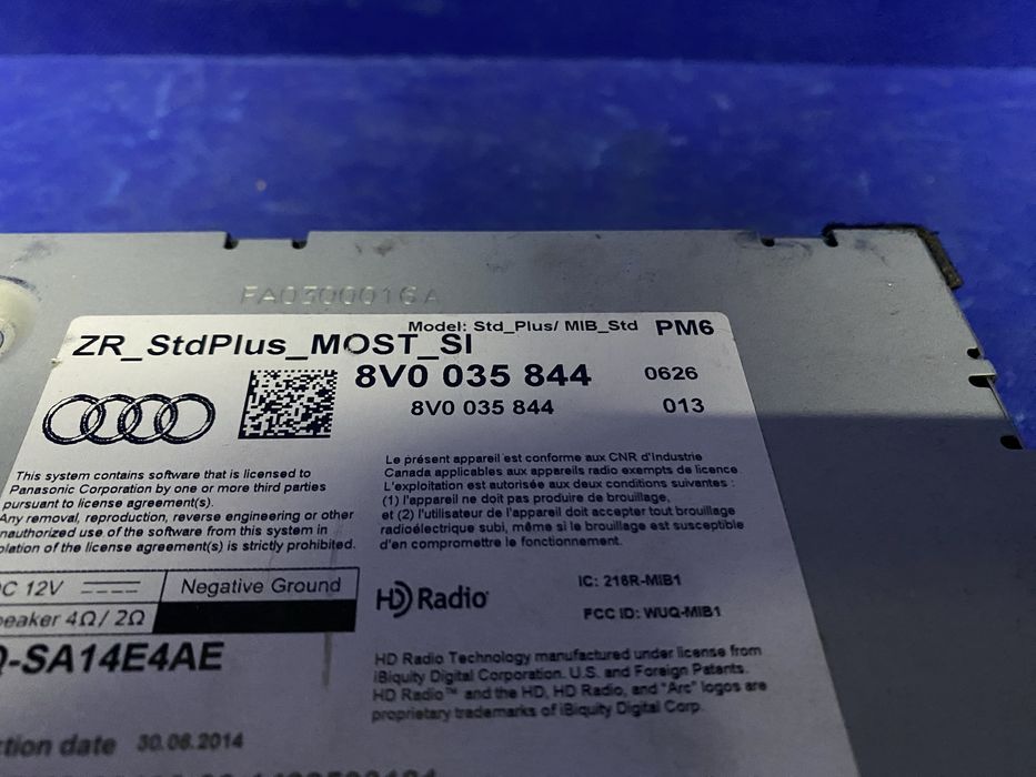 CZYTNIK nawigacji AUDI A3 8V jednostka sterownik mmi SD legalny oem