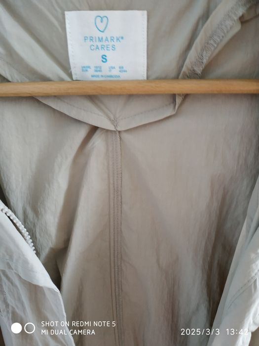 Płaszczyk bez podszewki/narzutka damska długa