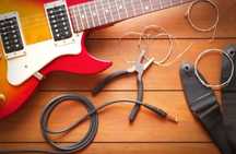 Gitara elektryczna basowa akustyczna serwis naprawa