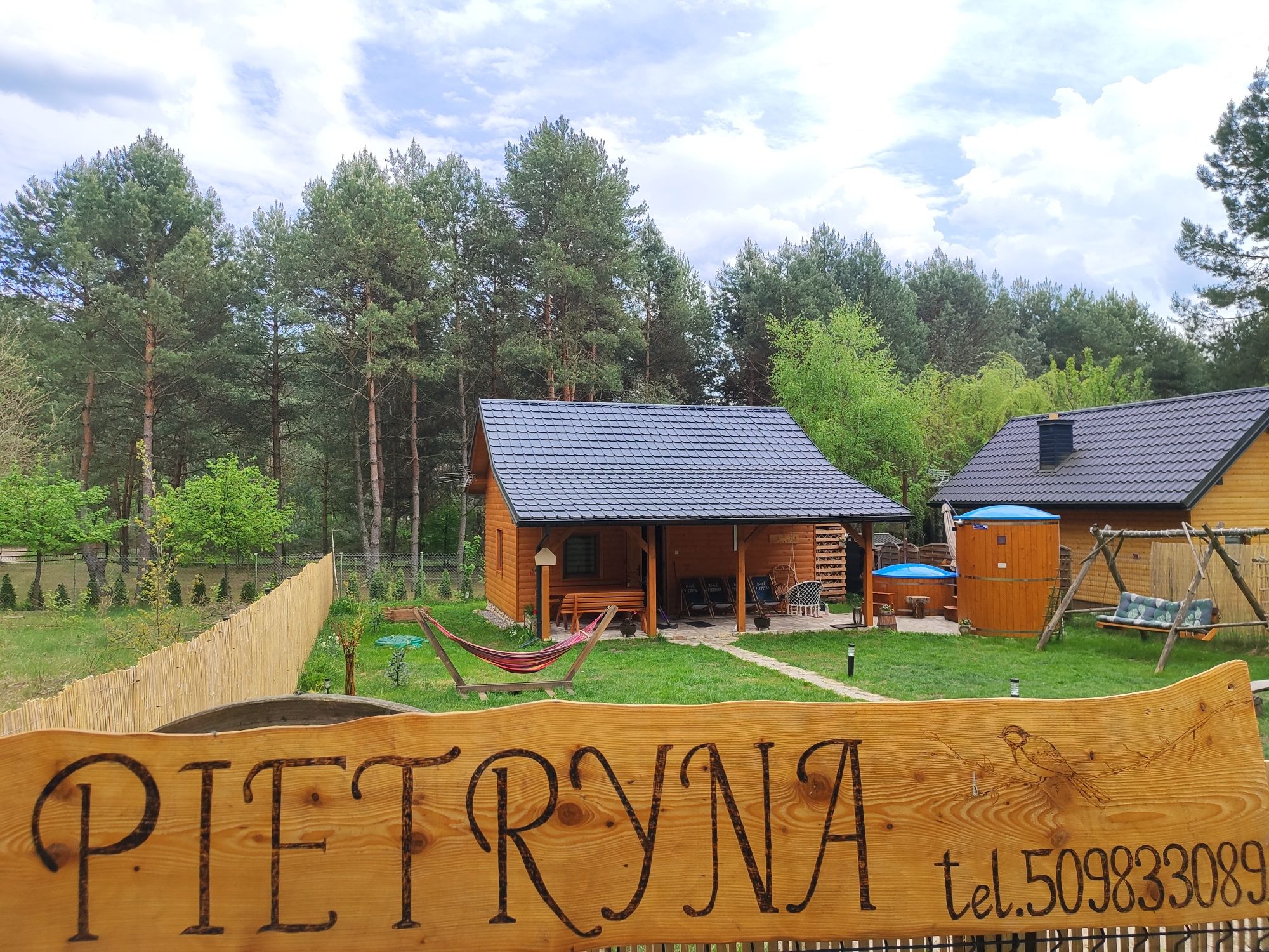 Domek letniskowy Pietryna Sauna Balia Chańcza Do wynajęcia