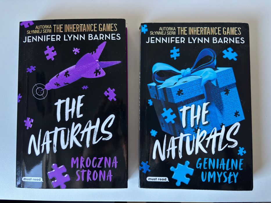Ksiazki The Naturals Genialne umysly + Mroczna strona Jennifer Barnes