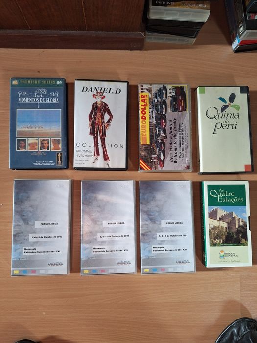 Cassetes novas de filmes clássicos e modernos muito importantes para c