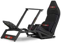 NEXT LEVEL RACING F-GT Czarny + kilka przystawek NLR. SimRacing Flight